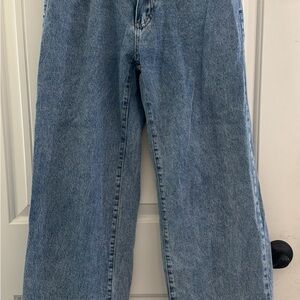 SHEIN Light Blue Denim Jeans Label Detail